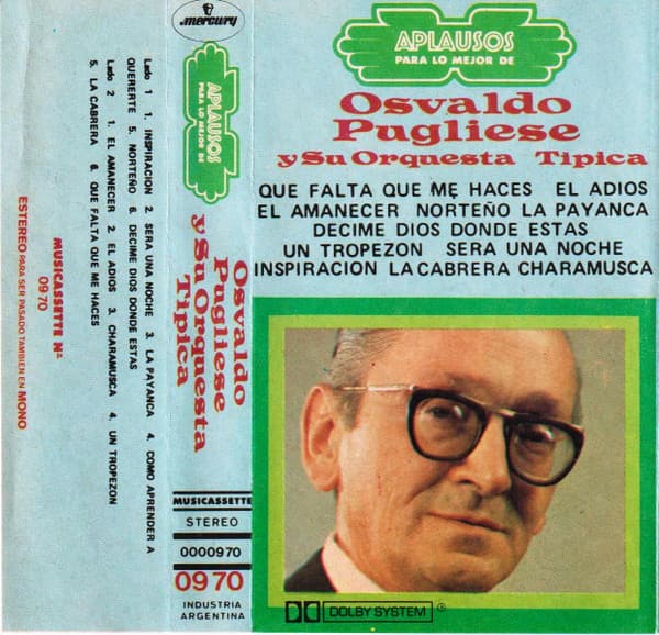 Osvaldo Pugliese Y Su Orquesta Típica — Aplausos Para Lo Mejor De