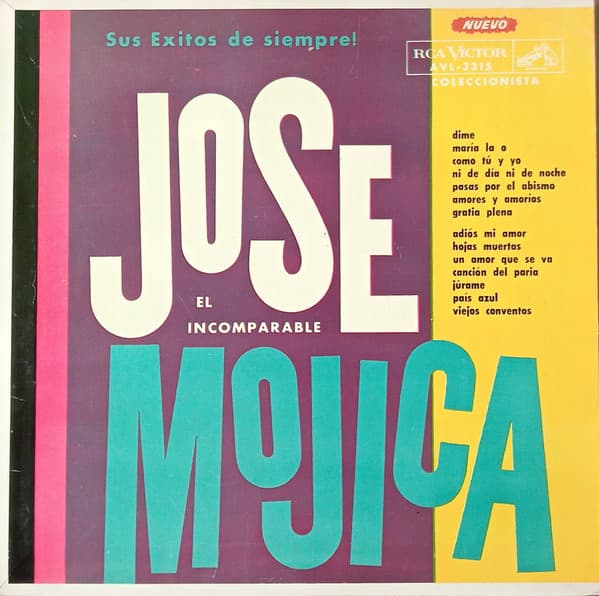 José Mojica — El Incomparable José Mojica... Sus Éxitos De Siempre!