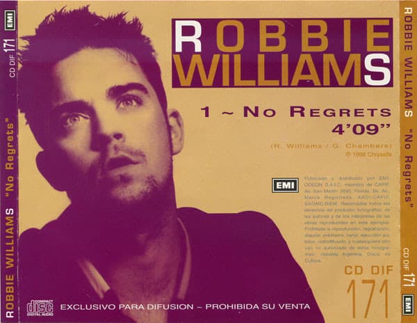 Robbie Williams — No Regrets