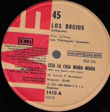Los Brujos — Esta la Cosa Negra Negra