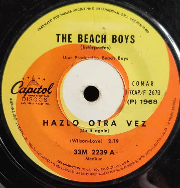 The Beach Boys — Hazlo Otra Vez = Do It Again