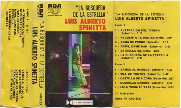 Luis Alberto Spinetta — La Búsqueda De La Estrella