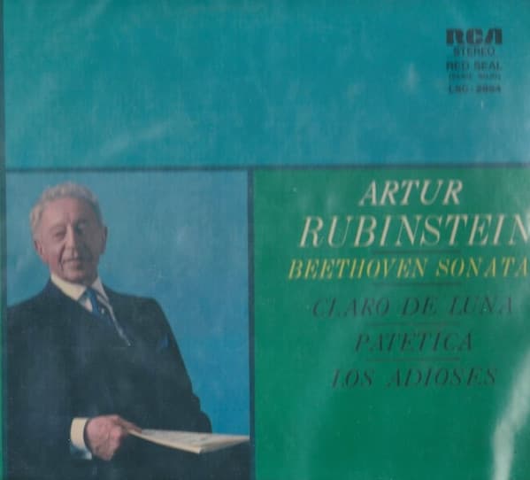 Beethoven & Artur Rubinstein — Claro De Luna - Patetica - Los Adioses