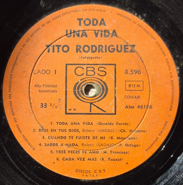Tito Rodriguez — Toda Una Vida