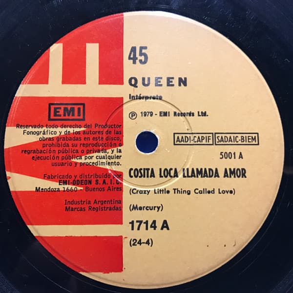 Queen — Cosita Loca Llamada Amor = Crazy Little Thing Called Love