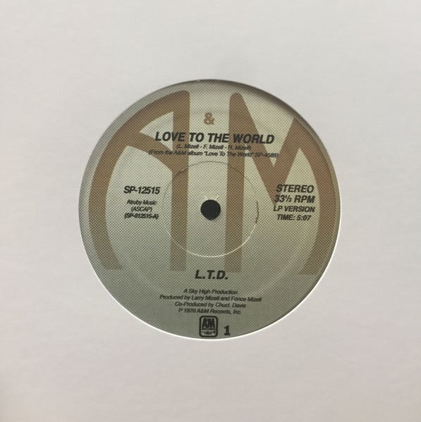 L.T.D. – Love To The World