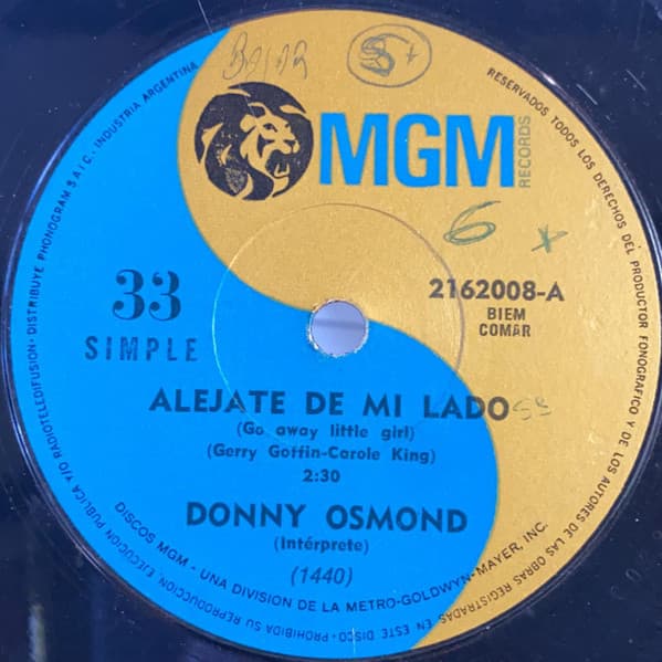 Donny Osmond — Alejate De Mi Lado