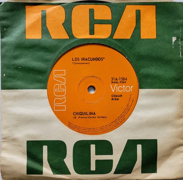 Los Iracundos — Chiquilina / Recuerdo De Amor