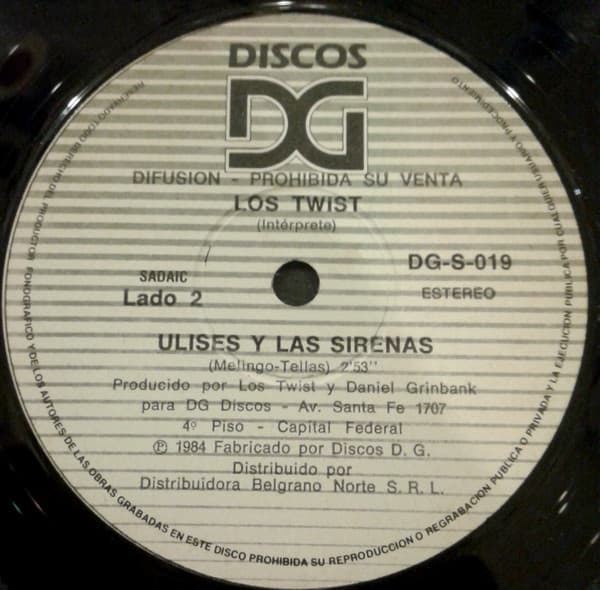 Los Twist — Rockabilly De Los Narcisos / Ulises Y Las Sirenas