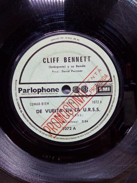 Cliff Bennett Y Su Banda — De Vuelta En La U.R.S.S = Back In The U.R.S.S