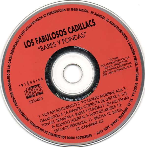 Los Fabulosos Cadillacs — Bares Y Fondas