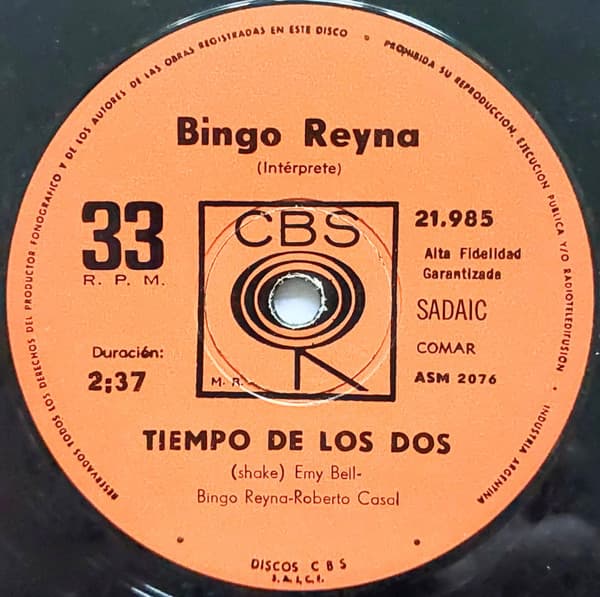 Bingo Reyna — Tiempo De Los Dos