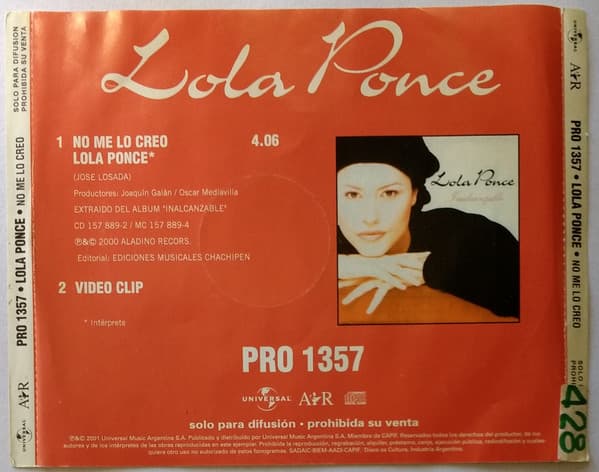Lola Ponce — No Me Lo Creo