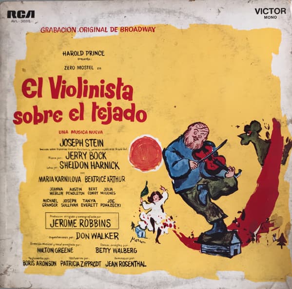 Zero Mostel — El Violinista Sobre El Tejado