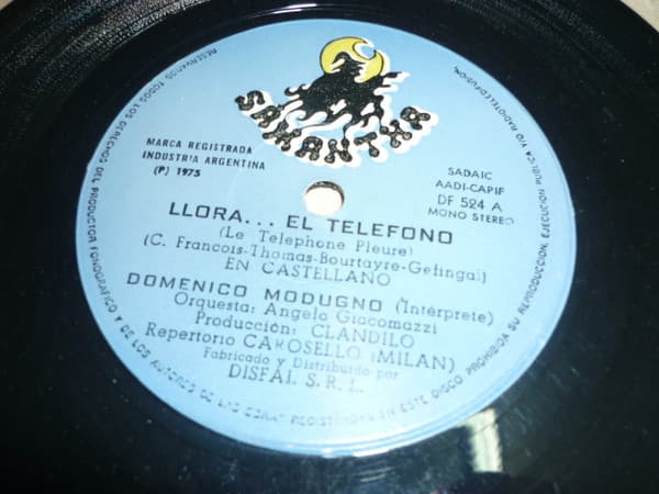 Domenico Modugno — El Teléfono Llora En Castellano