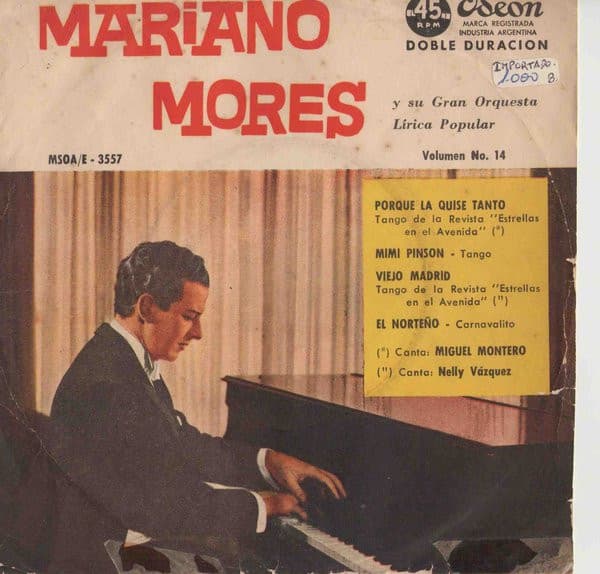 Mariano Mores Y Su Gran Orquesta Lírica Popular — Mariano Mores Y Su Gran Orquesta Lírica Popular - Volumen N° 14