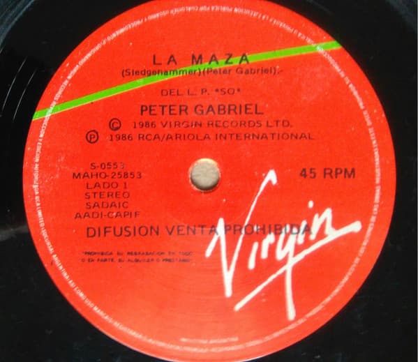Peter Gabriel — La Maza = Sledgehammer