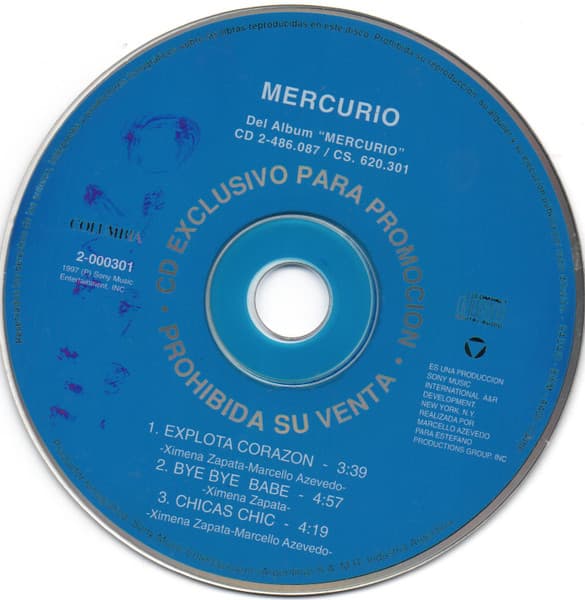 Mercurio — Explota Corazon / Bye Bye Babe / Chicas Chic