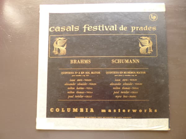Brahms & Schumann & Casals — Casals Festival De Prades