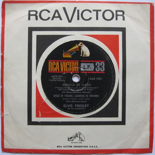 Elvis Presley & Los Jordanaires — Estrella De Fuego = Flaming Star