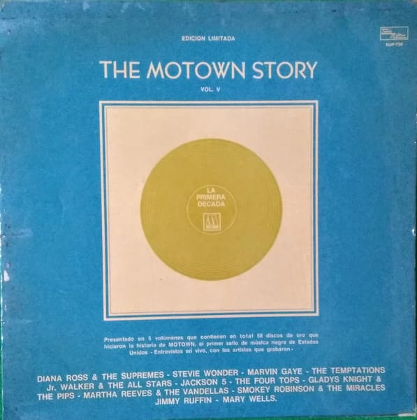 Various — The Motown Story - La Primera Decada Vol. V