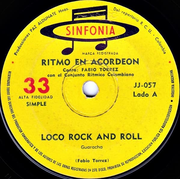 Fabio Torrez Con El Conjunto Ritmico Colombiano — Ritmo En Acordeon