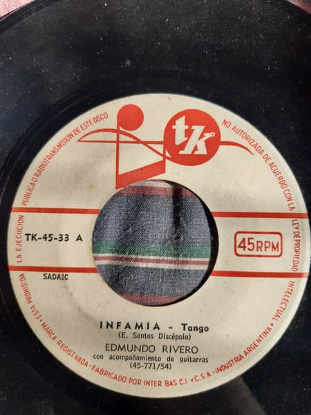 Edmundo Rivero — Infamia - Victoria