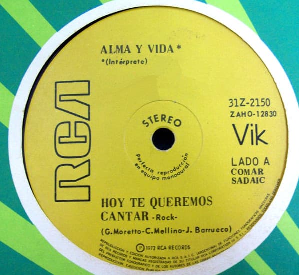Alma Y Vida — Hoy Te Queremos Cantar / Don Quijote De Barba Y Gaban