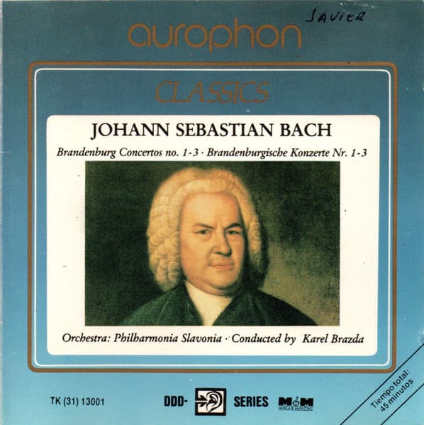 Johann Sebastian Bach & Philharmonia Slavonia & Karel Brazda — Brandenburg Concertos No. 1-3