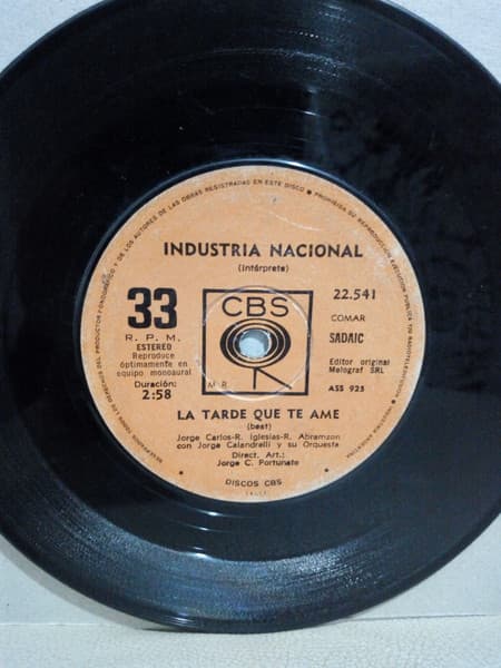Industria Nacional — La Tarde Que Te Ame / Cuando Alguien Que Ha Sufrido Tanto