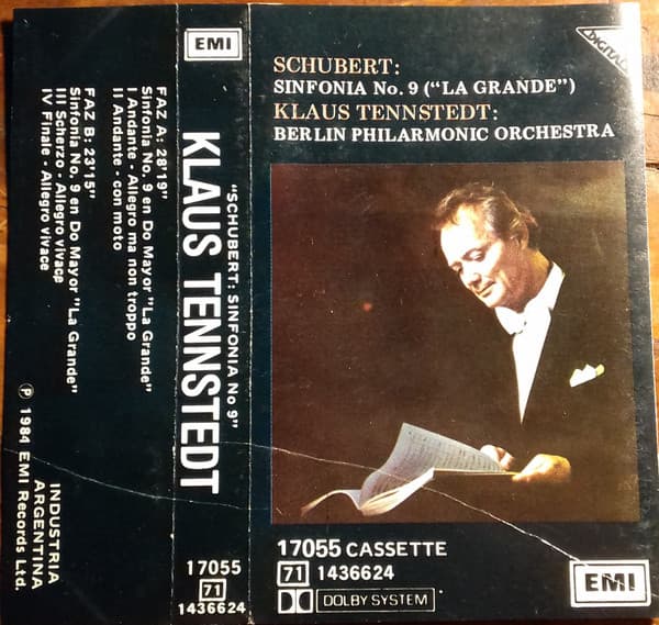 Franz Schubert & Klaus Tennstedt & Berlin Philarmonic Orchestra — Sinfonia No. 9 ("La Grande")
