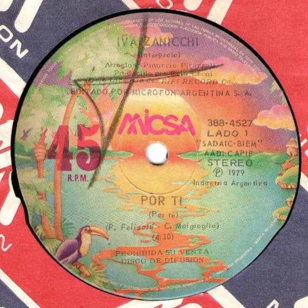 Iva Zanicchi — Por Ti / Aquellas Tardes De Domingo