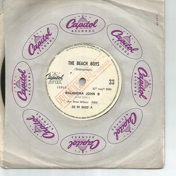 The Beach Boys — Sloop John B / You're So Good To Me
