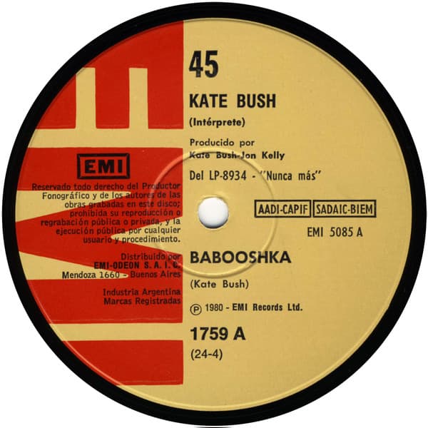 Kate Bush — Babooshka