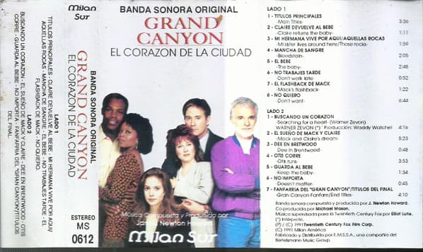 James Newton Howard — Grand Canyon / El Corazon De La Ciudad