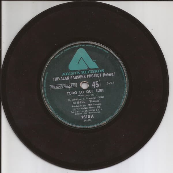 The Alan Parsons Project — Todo Lo Que Sube