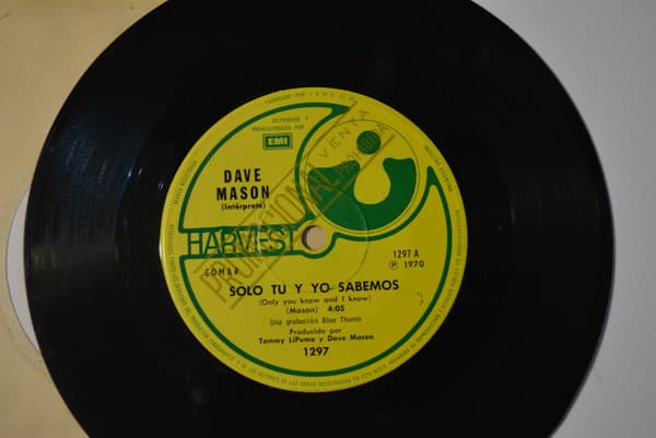 Dave Mason — Only You Know And I Know = Solo Tu Y Yo Sabemos / Sad and Deep As You = Triste y Preocupado Como Tu