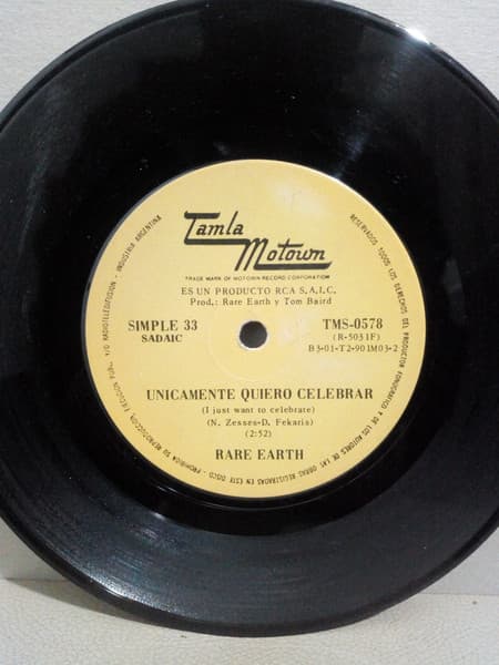 Rare Earth — Unicamente Quiero Celebrar = I Just Want To Celebrate