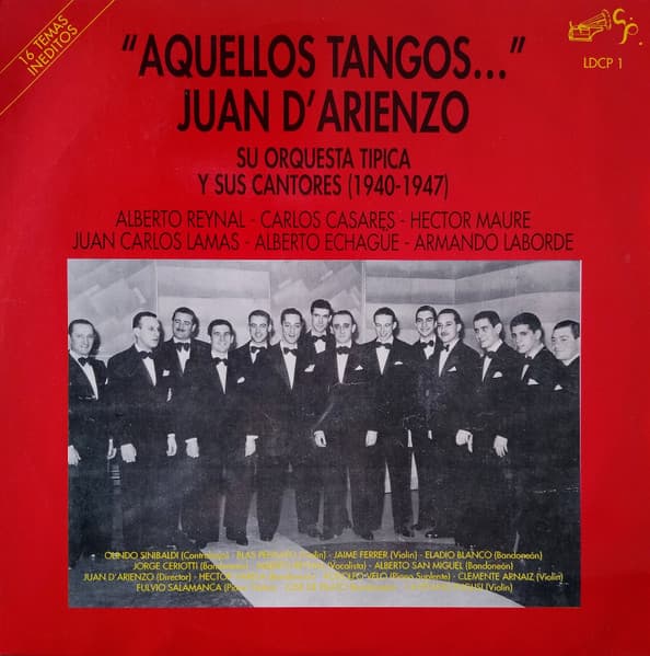 Juan D'Arienzo Y Su Orquesta Típica — "Aquellos Tangos..."