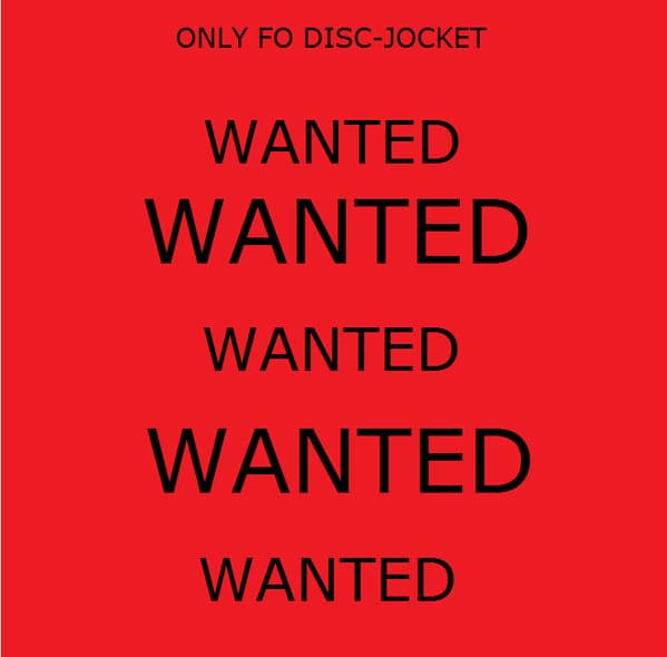 Various — Wanted Only for disc-jockey