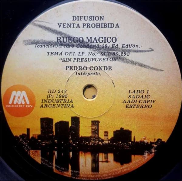 Pedro Conde — Ruego Mágico / Tema De Corina