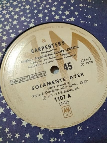Carpenters — Only Yesterday = Solamente El Ayer