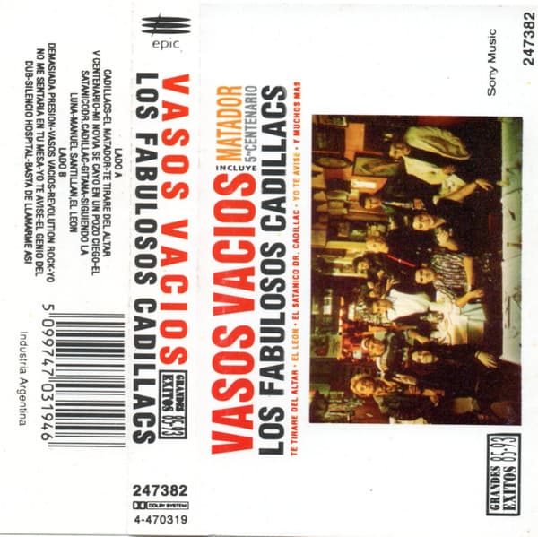Los Fabulosos Cadillacs — Vasos Vacíos