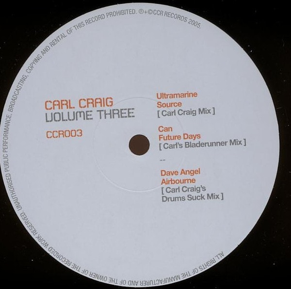 Carl Craig – Volume Three