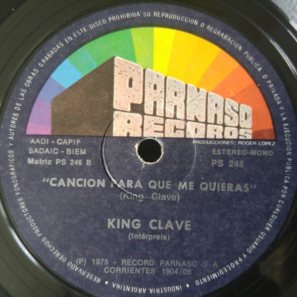 King Clave — Los Hombres No Deben Llorar (Nueva Flor) / Cancion Para Que Me Quieras