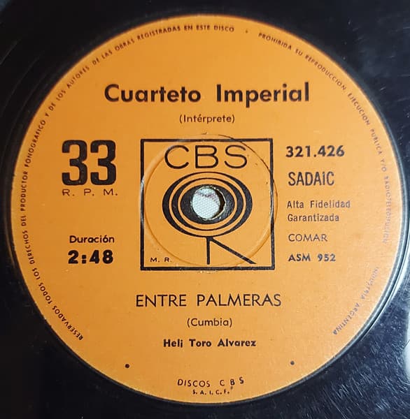 Cuarteto Imperial — Entre Palmeras / Rio Mamore