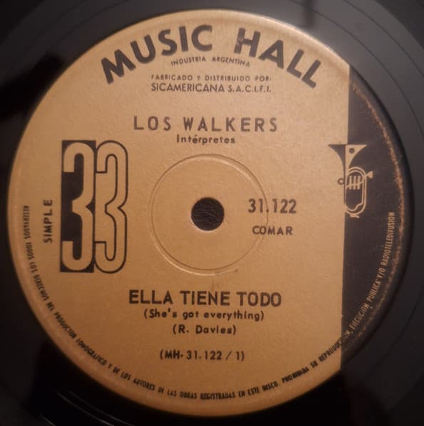 Los Walkers — Ella Tiene Todo / Hola, Te Quiero
