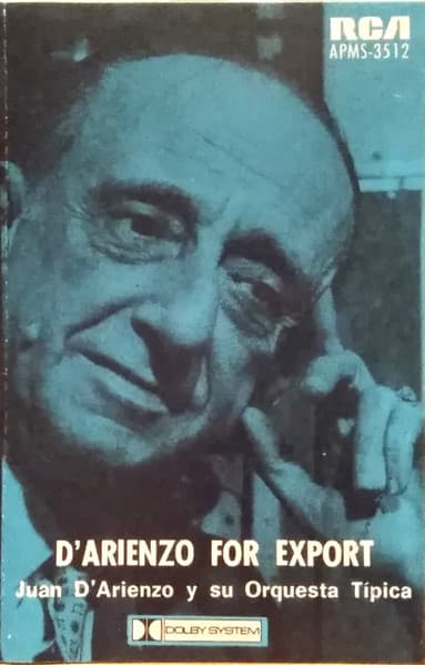 Juan D'Arienzo Y Su Orquesta Típica — D'Arienzo For Export