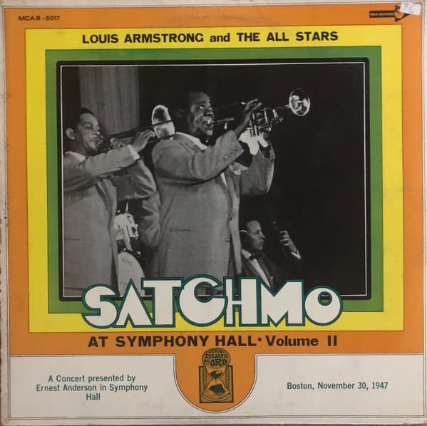 Louis Armstrong And The All Stars — Satchmo At Symphony Hall Vol.2