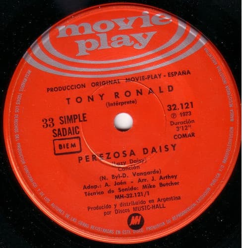 Tony Ronald — Perezosa Daisy